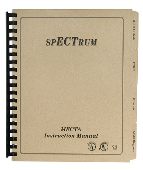 MECTA spECTrum Instruction Manual 100 Joules
