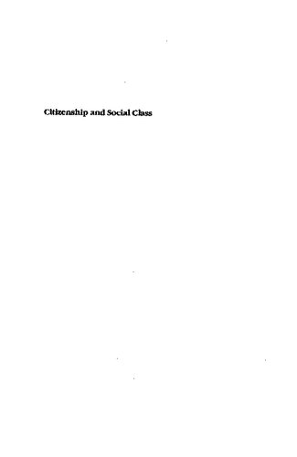 Citizenship and Social Class