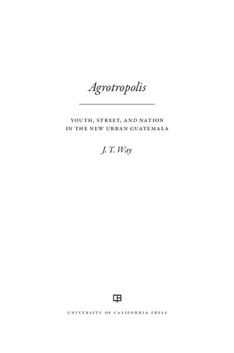 Agrotropolis: Youth, Street, and Nation in the New Urban Guatemala