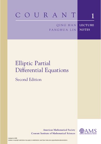 Elliptic Partial Differential Equations