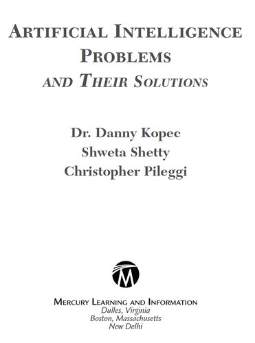 Artificial intelligence: Problems and their solutions (Computer Science)