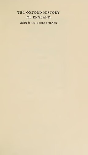 The Latter Stuarts, 1660-1714