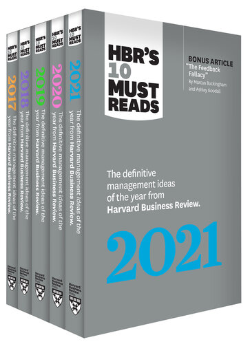 5 Years of Must Reads from HBR: 2021 Edition (5 Books) (HBR's 10 Must Reads)