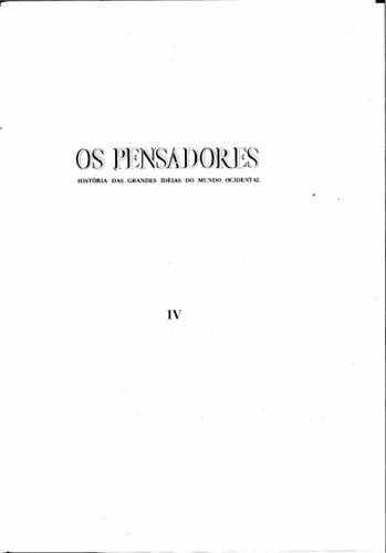 Histórias das Grandes Idéias do Mundo Ocidental