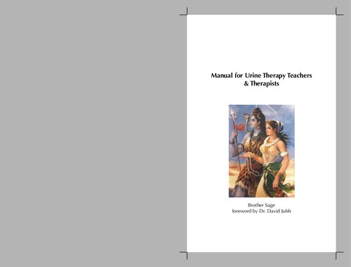 Manual for Urine Therapy Teachers & Therapists
