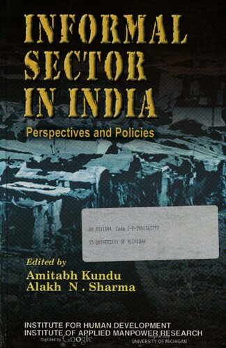 Informal sector in India: Perspectives and policies