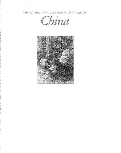 The Cambridge illustrated history of China