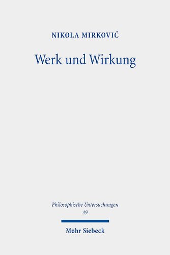 Werk und Wirkung: Eine hermeneutische Untersuchung der Kunstphilosophie Martin Heideggers