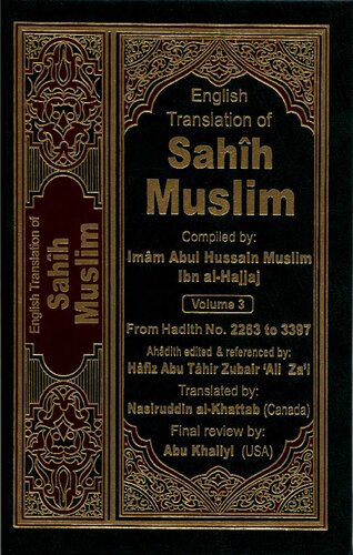 Sahih Muslim Volume 3