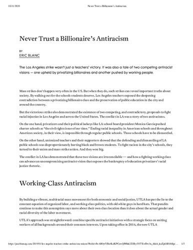 Never Trust a Billionaire's Antiracism