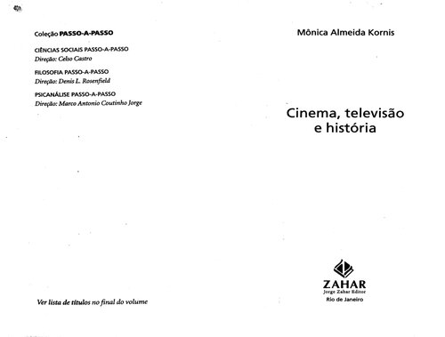 Cinema, televisão e história