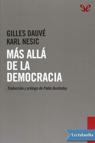 Más allá de la democracia