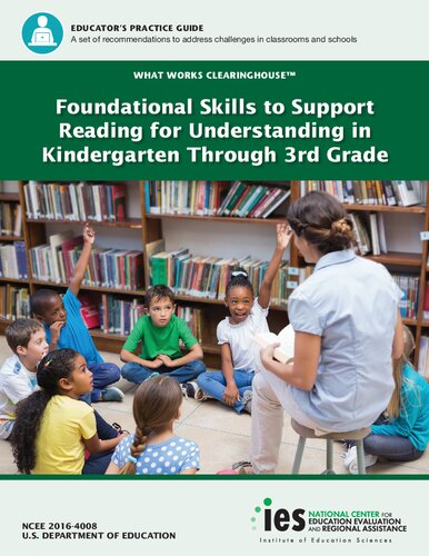 Foundational Skills to Support Reading in Kindergarten through 3rd Grade