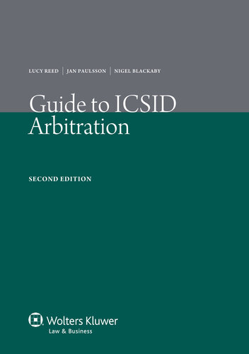 Guide to ICSID arbitration.