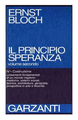Il principio speranza