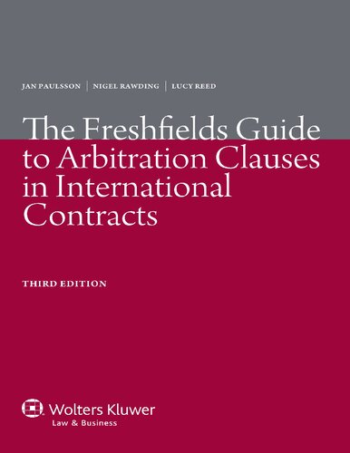 The Freshfields Guide to Arbitration Clauses in International Contracts