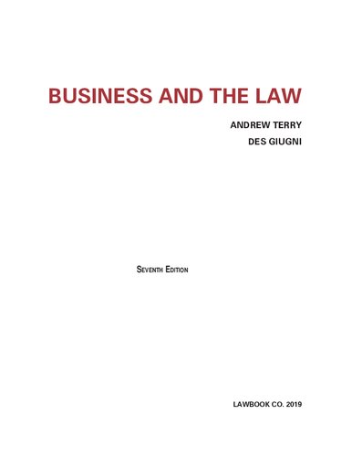 Business and the Law