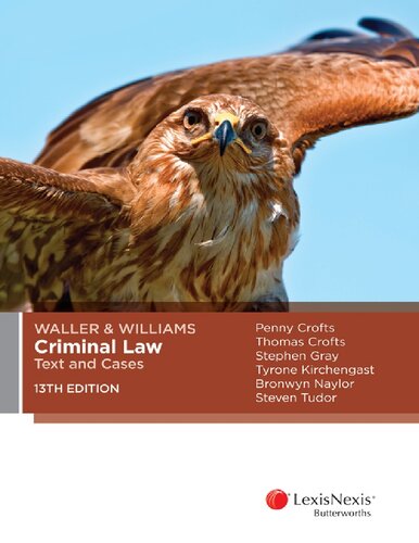 Waller & Williams criminal law : text and cases