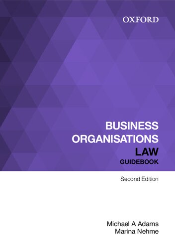 Business Organisations Law Guidebook