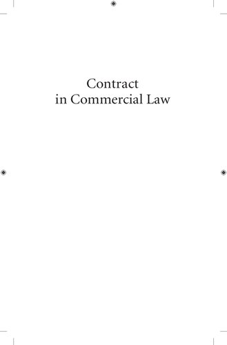 Contract in Commercial Law