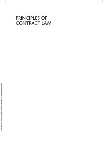 Principles of contract law