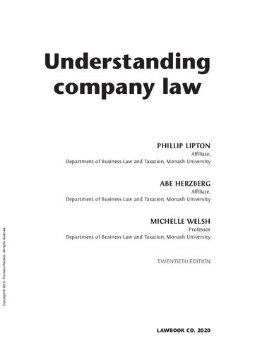Understanding company law