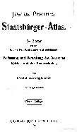 Justus Perthes' Staatsbürger-Atlas. 24 Blätter mit über 100 Karten, Diagrammen und Abbildungen zur Verfassung und Verwaltung des Deutschen Reiches unr Bundesstaaten