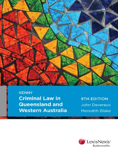 Kenny criminal law in Queensland and Western Australia