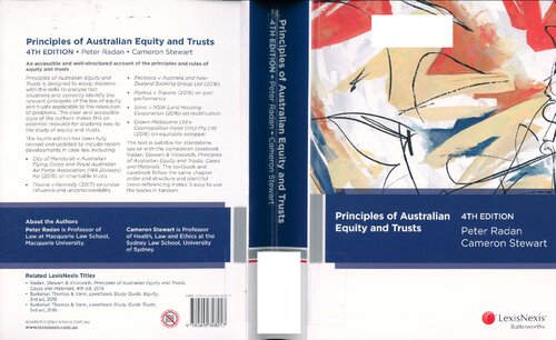 Principles of Australian equity and trusts