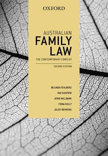 Australian Family Law: The Contemporary Context