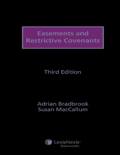 Bradbrook and Neave's easements and restrictive covenants