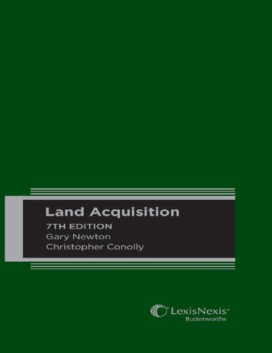 Land acquisition : an examination of the principles of law governing the compulsory acquisition or resumption of land in Australia