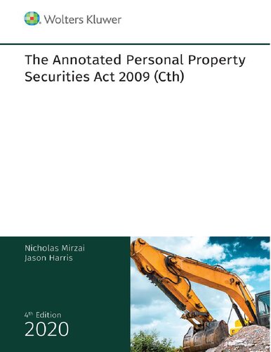 The annotated Personal Property Securities Act 2009 (Cth)
