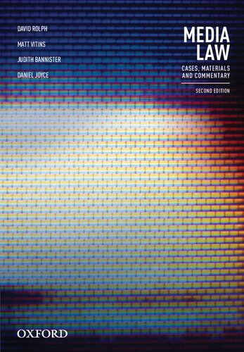 Media law : cases, material and commentary