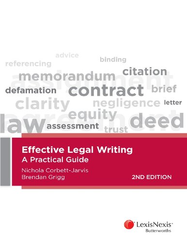 Effective legal writing : a practical approach