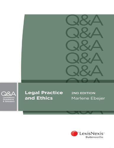 Legal practice and ethics