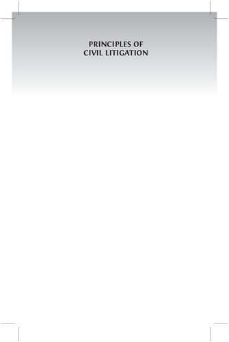 Principles of civil litigation