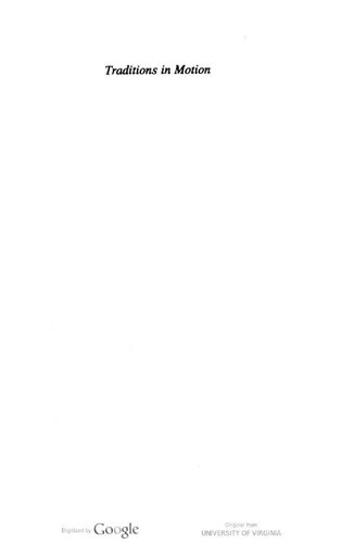 Traditions in Motion: Religion and Society in History