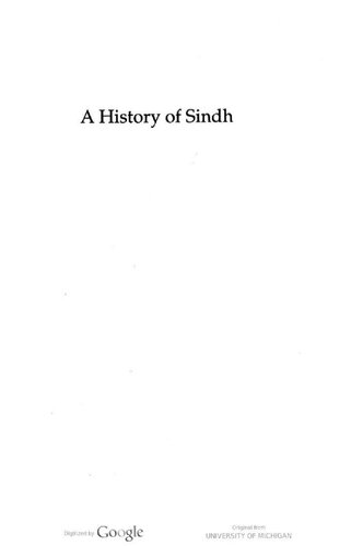 A history of Sindh