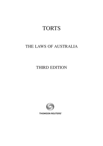 Torts : the laws of Australia