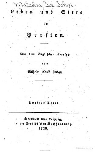 Leben und Sitte in Persien