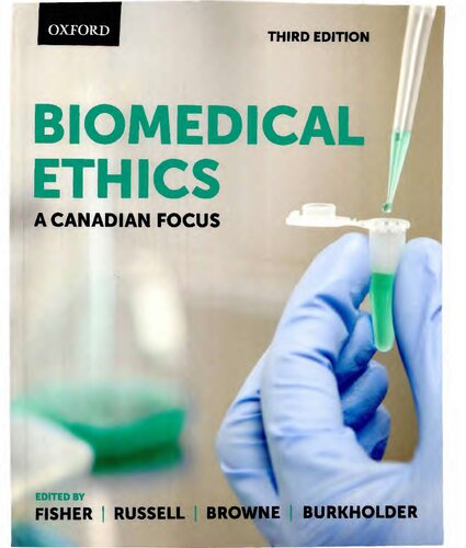 Biomedical ethics : a Canadian focus