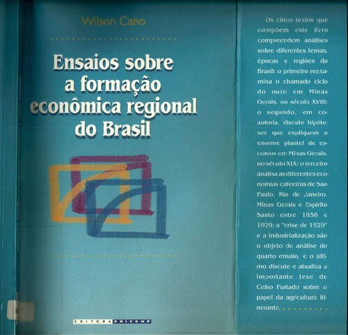 Ensaio sobre a formação econômica regional do Brasil