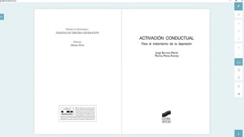 Activación Conductual para el tratamiento de la depresión