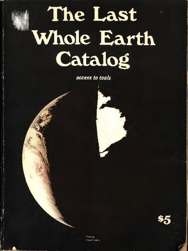 The Last Whole Earth Catalog: Access to Tools