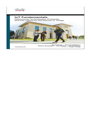 Iot Fundamentals: Networking Technologies, Protocols, And Use Cases For The Internet Of Things