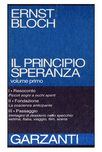 Il principio speranza