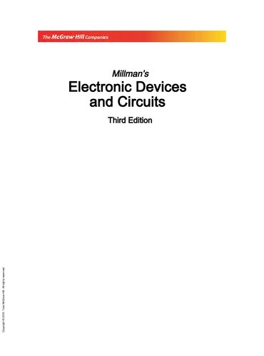 Milman's electronics devices and circuits