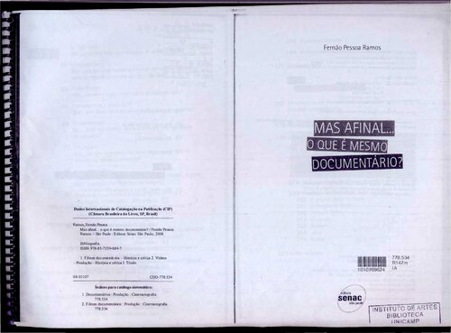 Mas afinal- o que é mesmo documentário?