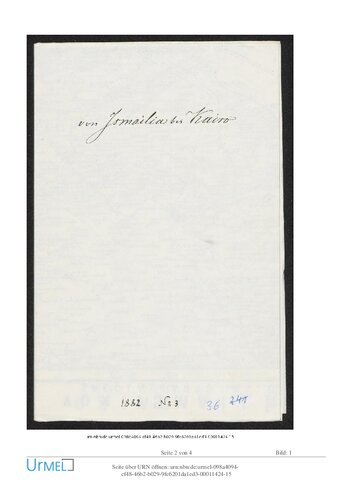 Von Ismaîlîa bis Cairo: Specialkarte des Kriegsschauplatzes. Plan von Cairo